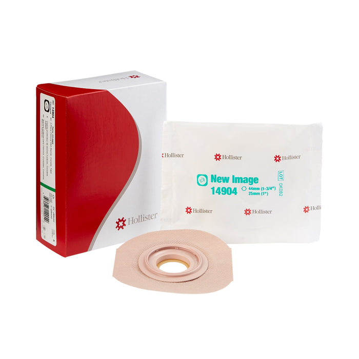 Hollister-14904 Ostomy Barrier FlexTend Precut, Extended Wear Adhesive Tape 44 mm Flange Green Code System Hydrocolloid 1 Inch Opening