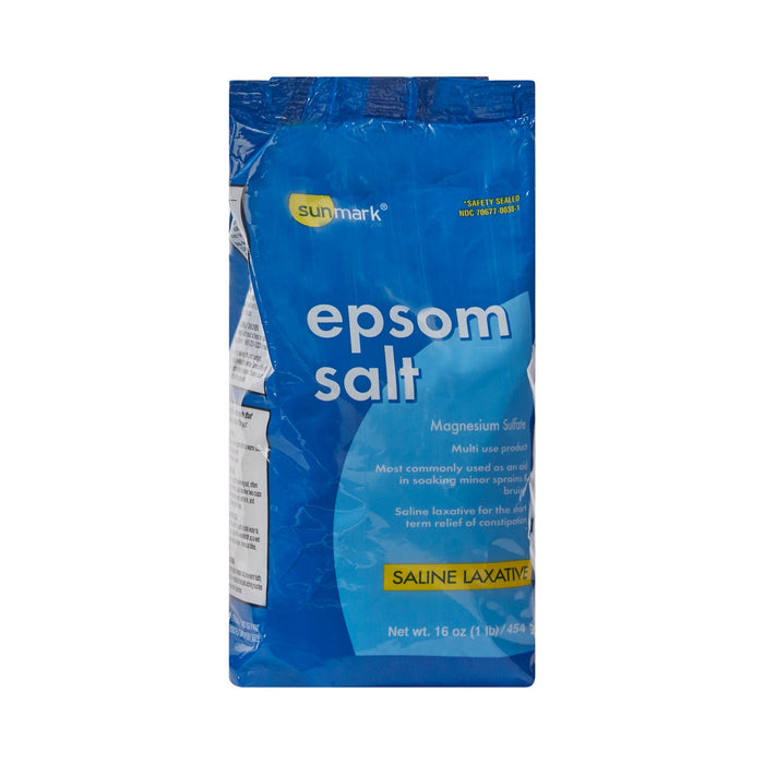 McKesson-70677003801 Epsom Salt sunmark Granules 1 lbs. Pouch