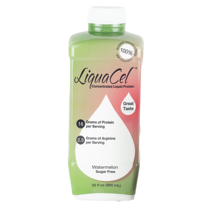 Global Health Products-GH96 Oral Protein Supplement LiquaCel Watermelon Flavor Ready to Use 32 oz. Bottle