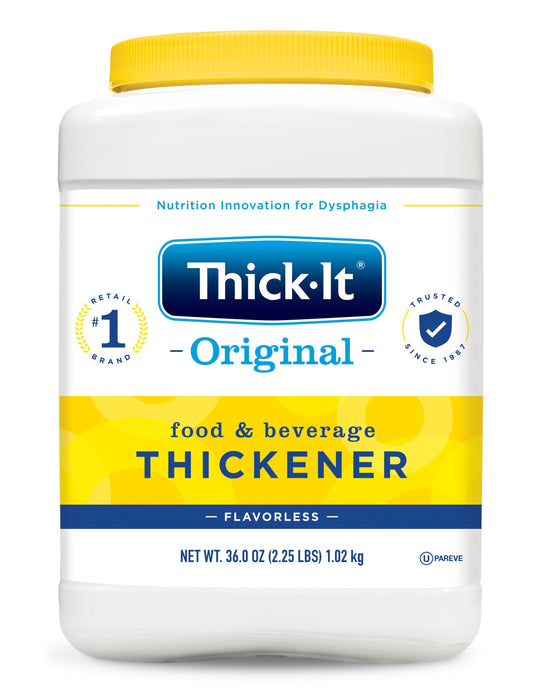 Kent Precision Foods-J585-C6800 Food and Beverage Thickener Thick-It Original 36 oz. Canister Unflavored Powder Consistency Varies By Preparation