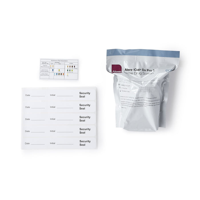 Abbott Rapid Dx North America LLC-I-DXP-2107-01 Drugs of Abuse Test iCup Dx Pro 2 10-Drug Panel with Adulterants Urine Sample 25 Tests CLIA Waived