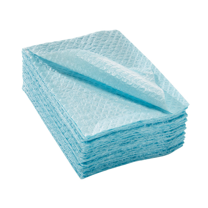 McKesson-18-10867 Procedure Towel 13 W X 18 L Inch Blue NonSterile