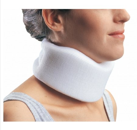 DJO-79-83520 Cervical Collar ProCare Universal Contoured / Medium Density Adult One Size Fits Most One-Piece 2-1/2 Inch Height 24 Inch Length 10-1/2 to 24 Inch Neck Circumference