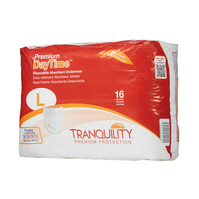 Principle Business Enterprises-2106 Unisex Adult Absorbent Underwear Tranquility Premium DayTime Pull On with Tear Away Seams Large Disposable Heavy Absorbency