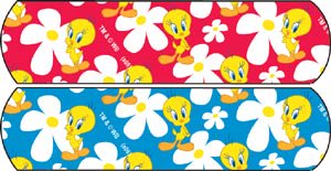 Dukal-1086737 Adhesive Strip Looney Tunes Stat Strip 3/4 X 3 Inch Plastic Rectangle Kid Design (Bugs Bunny /Sylvester) Sterile