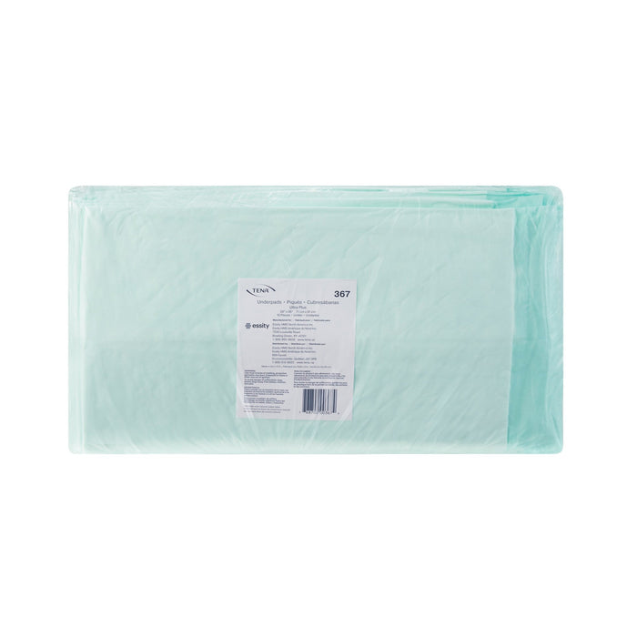 Essity HMS North America Inc-367 Underpad TENA Ultra Plus 28 X 36 Inch Disposable Polymer Moderate Absorbency