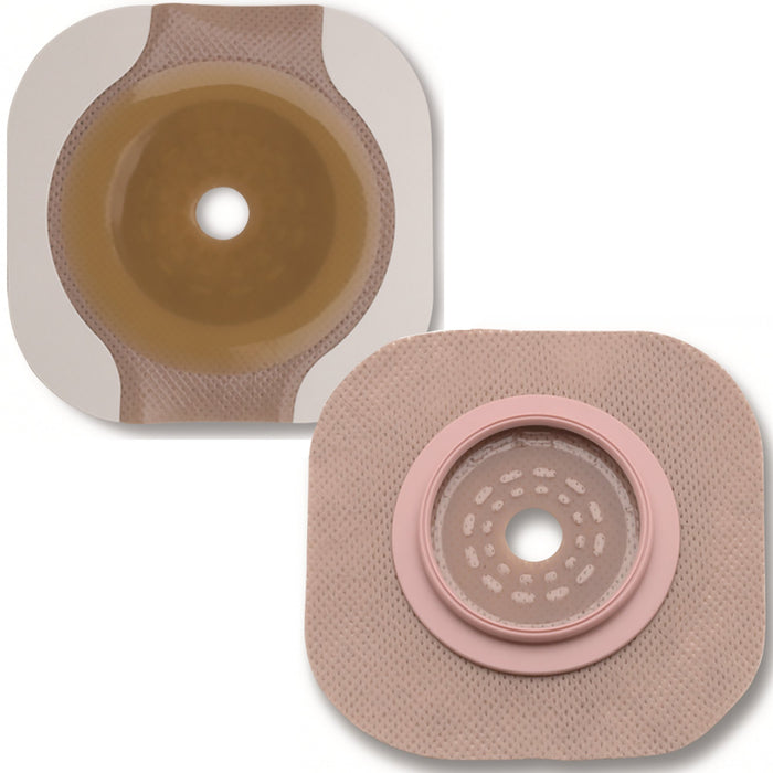 Hollister-14606 Ostomy Barrier New Image Flextend Trim to Fit, Extended Wear Adhesive Tape 102 mm Flange Yellow Code System Up To 3-1/2 Inch Opening