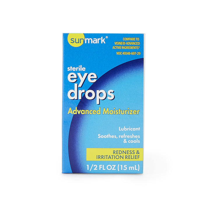 McKesson-49348069729 Eye Lubricant sunmark 0.5 oz. Eye Drops