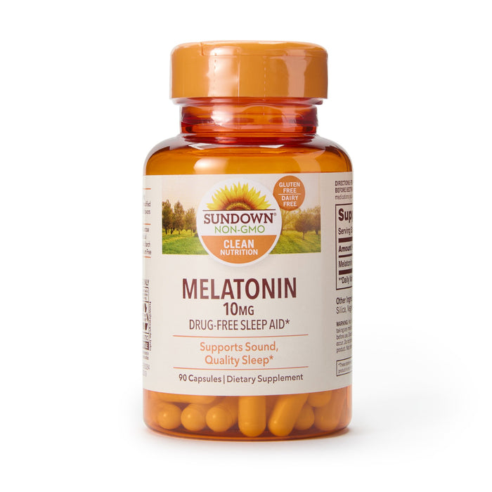 US Nutrition-03076819484 Natural Sleep Aid Sundown Naturals 90 per Bottle Tablet 10 mg Strength