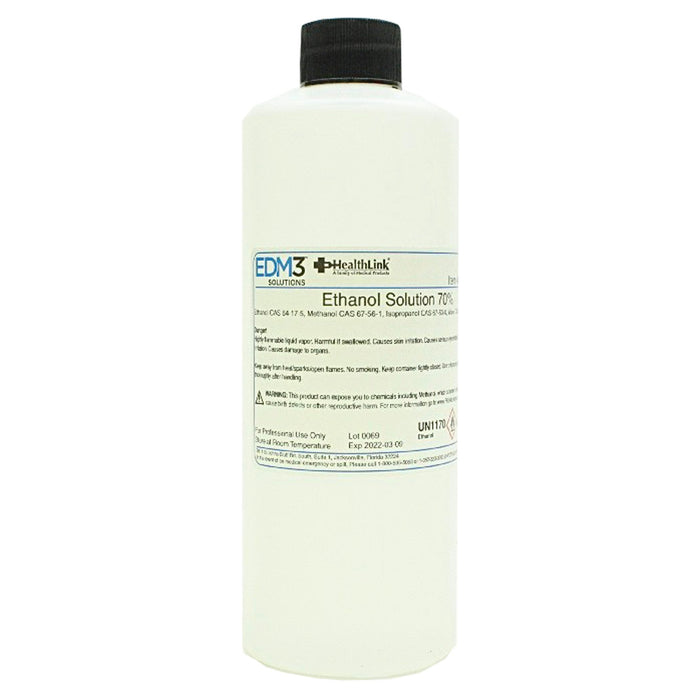 EDM 3 LLC-400448 Chemistry Reagent Ethanol ACS Grade 70% 16 oz.