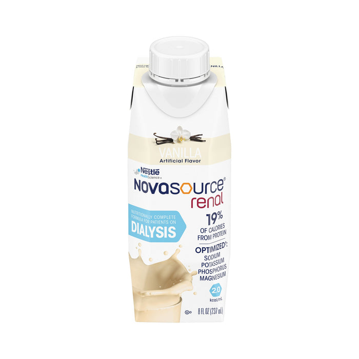 Nestle Healthcare Nutrition-00043900306094 Oral Supplement Novasource Renal Vanilla Flavor Ready to Use 8 oz. Carton