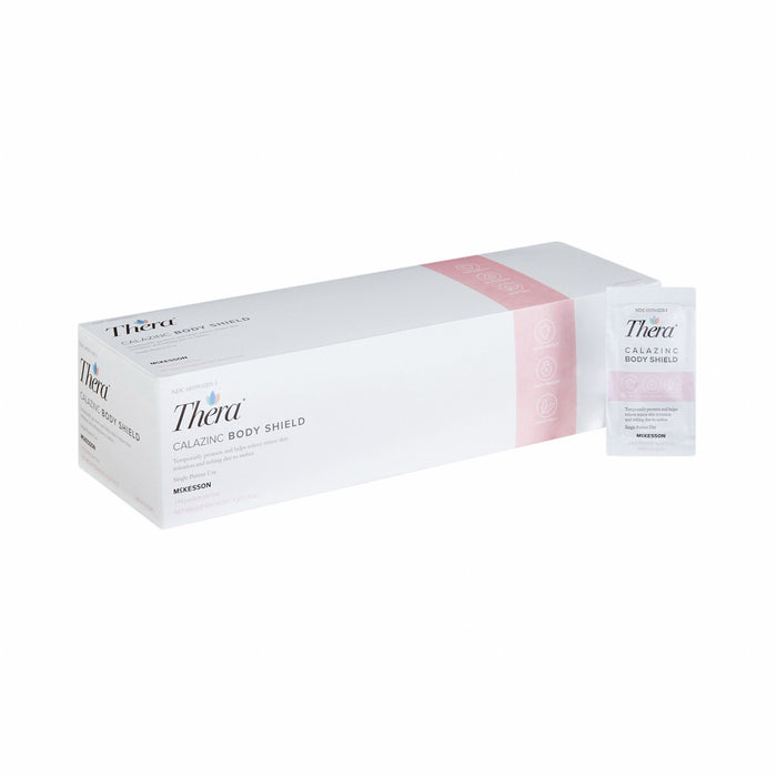 McKesson-53-CZ4G Skin Protectant Thera Calazinc Body Shield 4 Gram Individual Packet Scented Cream