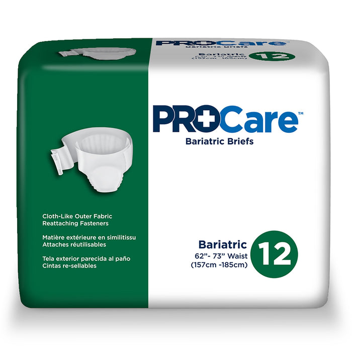 First Quality-CRB-017 Unisex Adult Incontinence Brief ProCare 2X-Large Disposable Heavy Absorbency