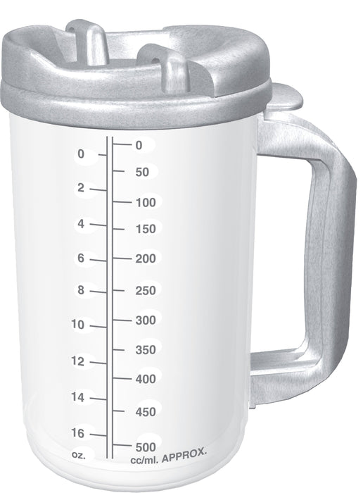 Whirley Industries-TM-20 Drinking Mug Whirley-DrinkWorks! 20 oz. Clear Cup / Granite Lid Plastic Reusable