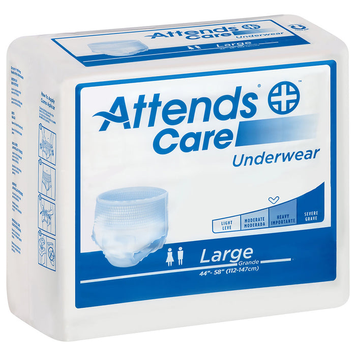 Attends Healthcare Products-APV30100 Unisex Adult Absorbent Underwear Attends Care Pull On with Tear Away Seams Large Disposable Heavy Absorbency