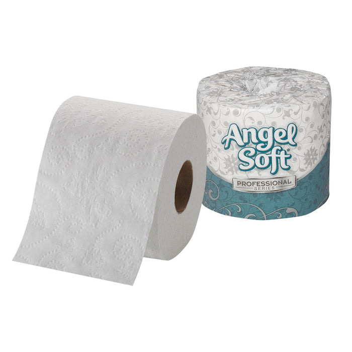 Georgia Pacific-16840 Toilet Tissue Angel Soft Ultra Professional Series White 2-Ply Standard Size Cored Roll 450 Sheets 4 X 4-1/20 Inch