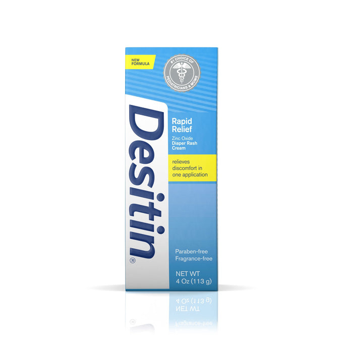 Johnson & Johnson Consumer-10074300003013 Diaper Rash Treatment Desitin Rapid Relief 4 oz. Tube Scented Cream