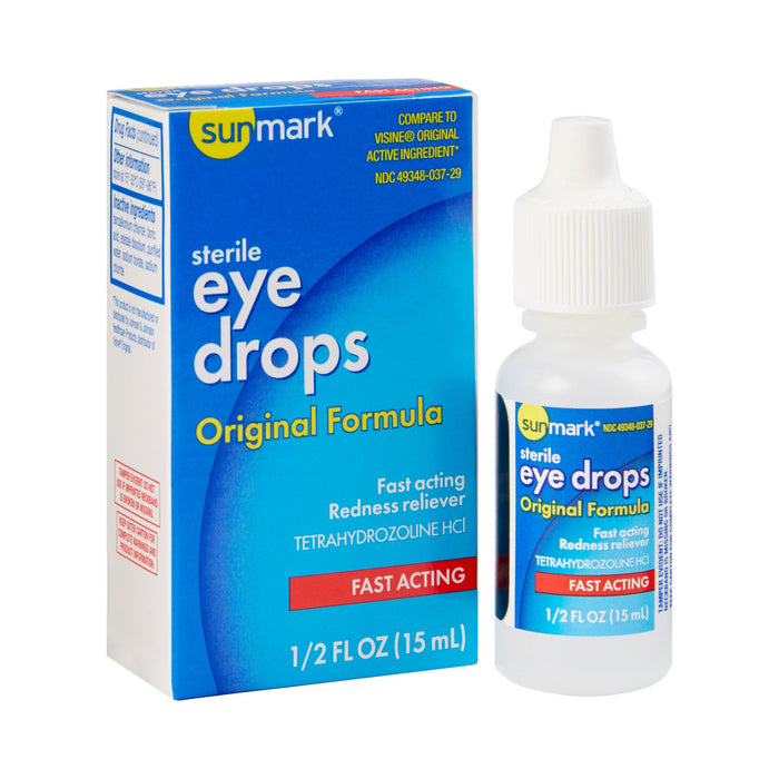 McKesson-49348003729 Irritated Eye Relief sunmark 0.5 oz. Eye Drops
