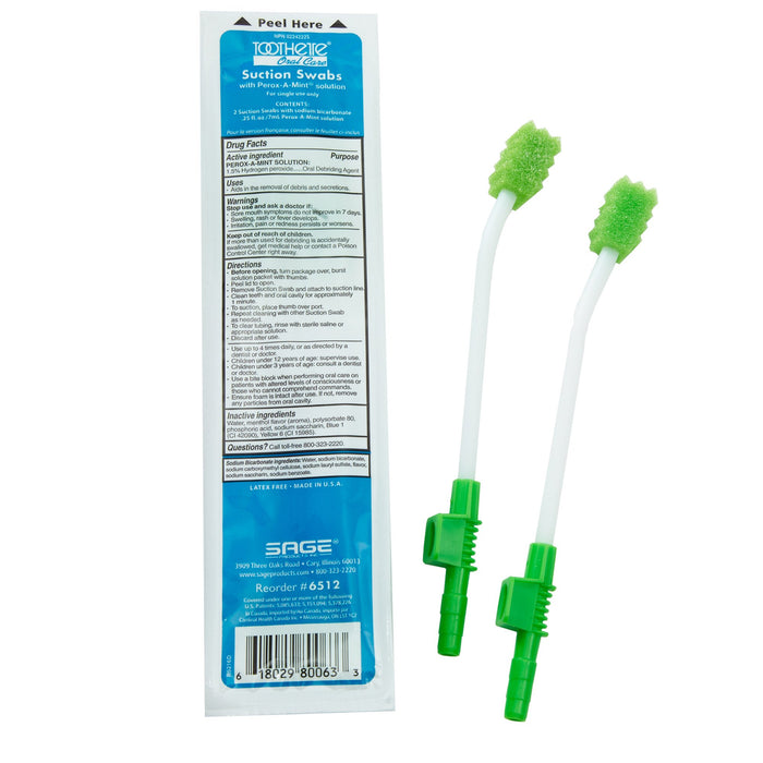 Sage Products-6512 Suction Swab Kit Toothette NonSterile
