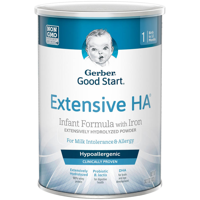 Nestle Healthcare Nutrition-5000048519 Infant Formula Gerber Extensive HA 14.1 oz. Can Powder