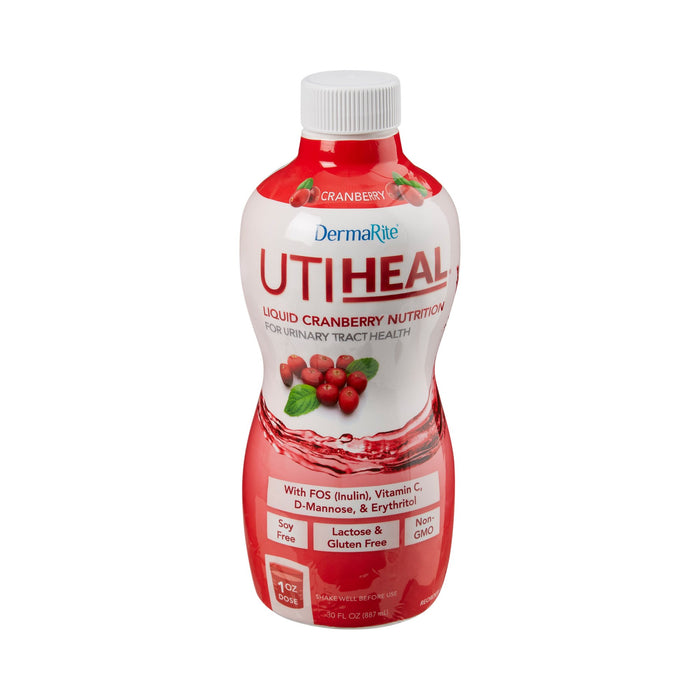 DermaRite Industries-PRO6000 Oral Supplement UTIHeal Cranberry Flavor Ready to Use 30 oz. Bottle