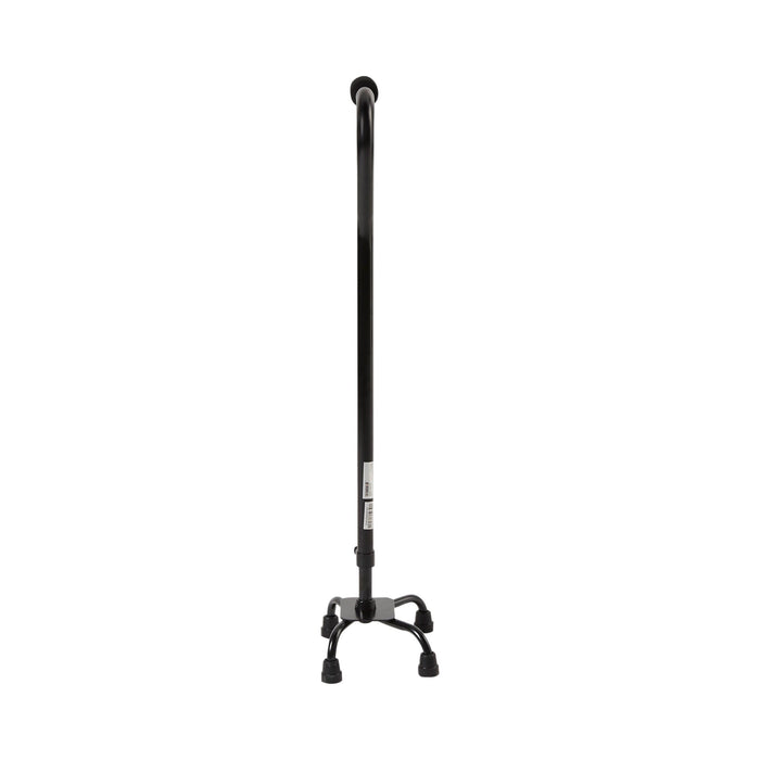 McKesson-146-RTL10310 Small Base Quad Cane Steel 30 to 39 Inch Height Black