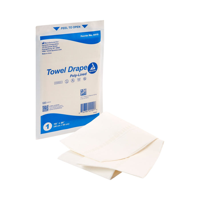 Dynarex-4410 General Purpose Drape dynarex Towel Drape 18 W X 26 L Inch Sterile