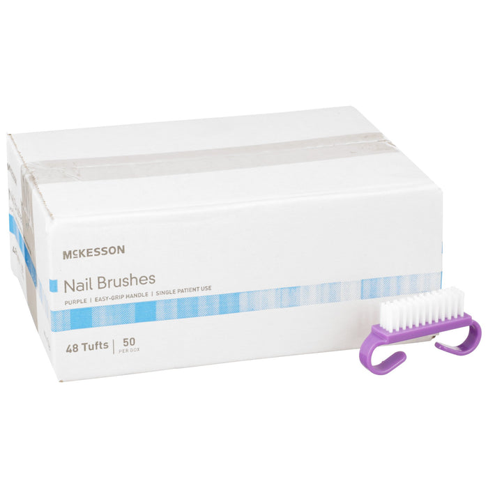 McKesson-946 Nail Brush Soft Bristles Purple