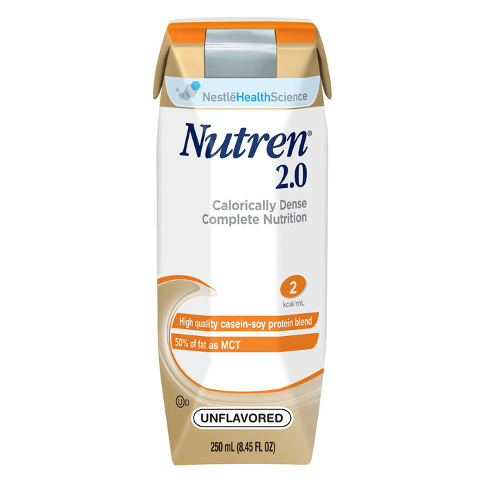 Nestle Healthcare Nutrition-00798716162302 Tube Feeding Formula Nutren 2.0 8.45 oz. Carton Ready to Use Unflavored Adult