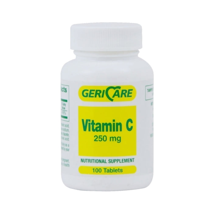 McKesson-831-01-GCP Vitamin C Supplement Geri-Care Ascorbic Acid 250 mg Strength Tablet 100 per Bottle