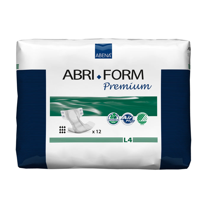 Abena North America-43068 Unisex Adult Incontinence Brief Abri-Form Premium L4 Large Disposable Heavy Absorbency