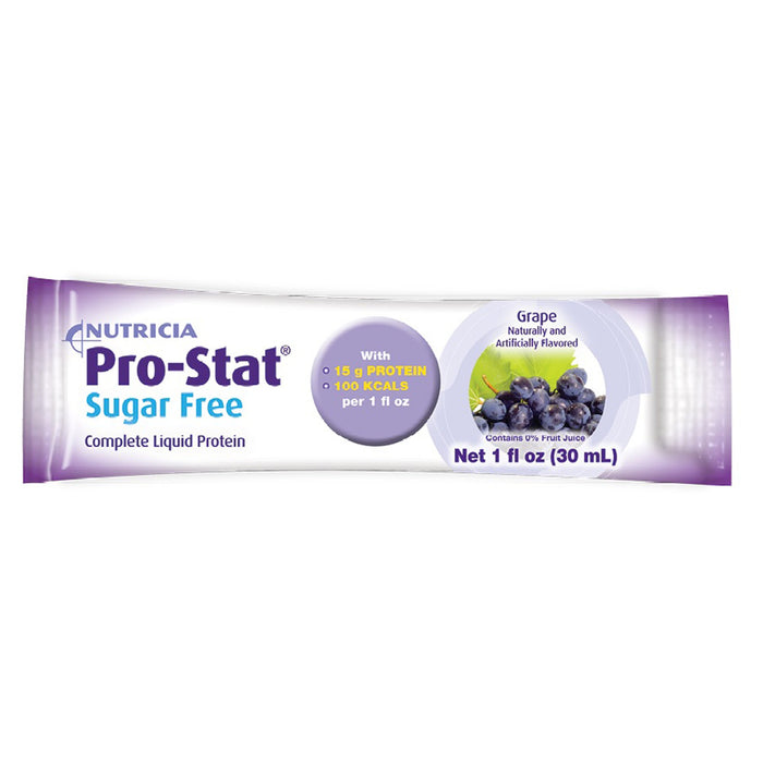 Nutricia North America-78403 Protein Supplement Pro-Stat Sugar-Free Grape Flavor 1 oz. Individual Packet Ready to Use
