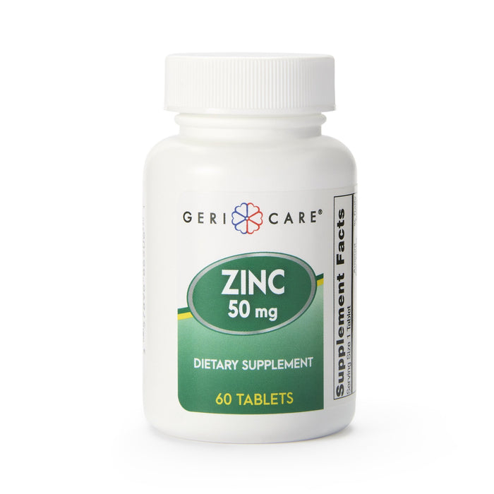 McKesson-865-06 Mineral Supplement Geri-Care Zinc Sulfate 50 mg Strength Tablet 60 per Bottle