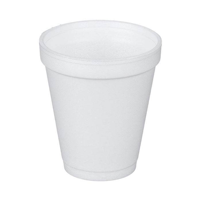 RJ Schinner Co-6J6 Drinking Cup Dart 6 oz. White Styrofoam Disposable