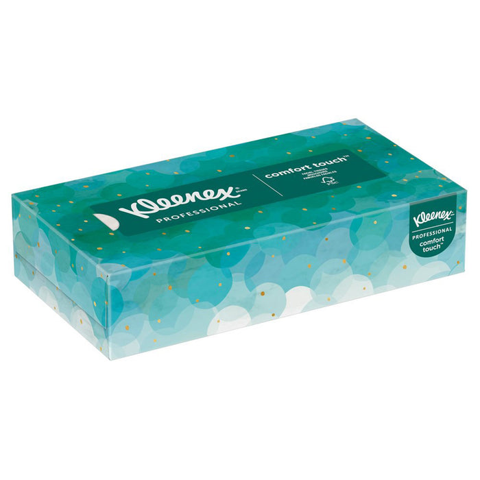 Kimberly Clark-21400 Kleenex Facial Tissue White 8-1/5 X 8-2/5 Inch 100 Count
