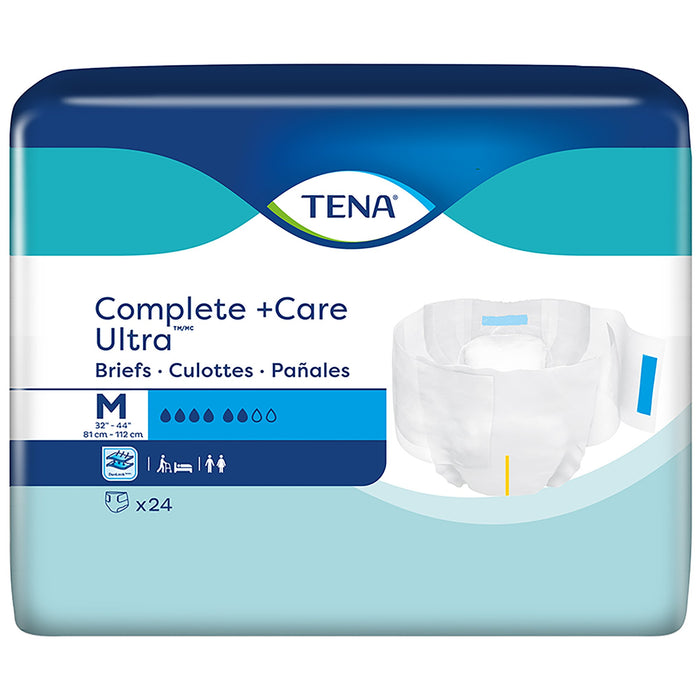 Essity HMS North America Inc-69962 Unisex Adult Incontinence Brief TENA Complete + Care Ultra Medium Disposable Moderate Absorbency
