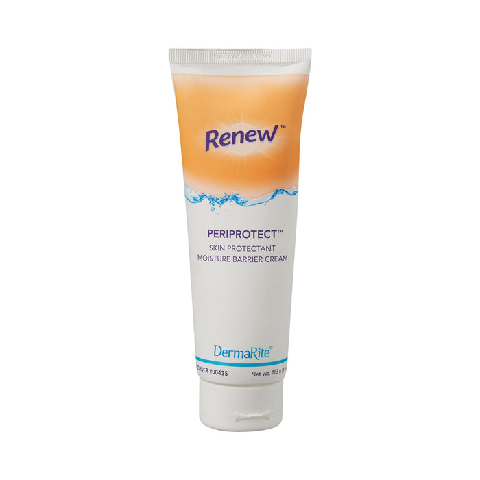 DermaRite Industries-00435 Skin Protectant Renew PeriProtect 4 oz. Tube Powder Scent Cream