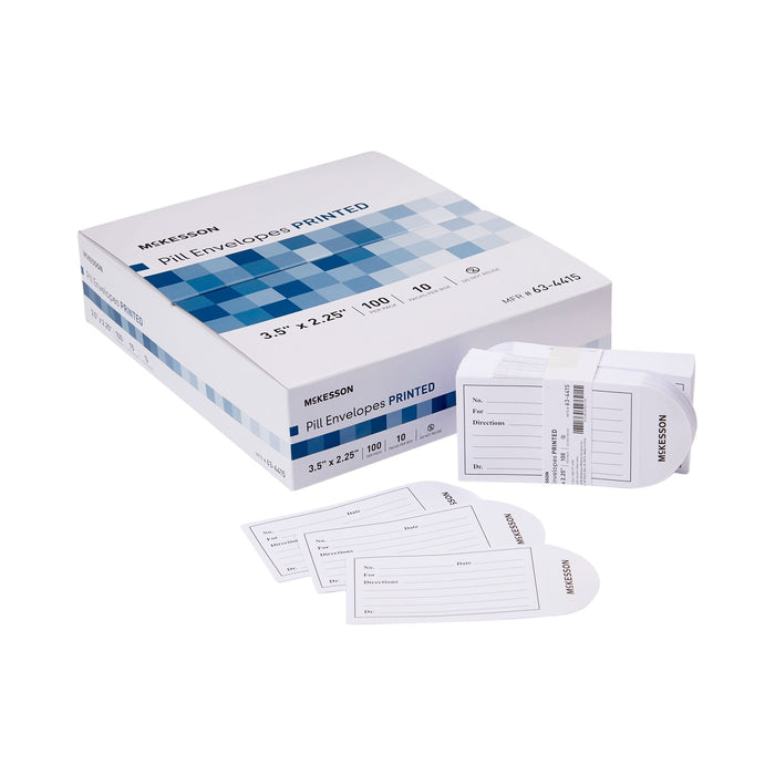 McKesson-63-4415 Pill Envelope White 2-1/4 X 3-1/2 Inch