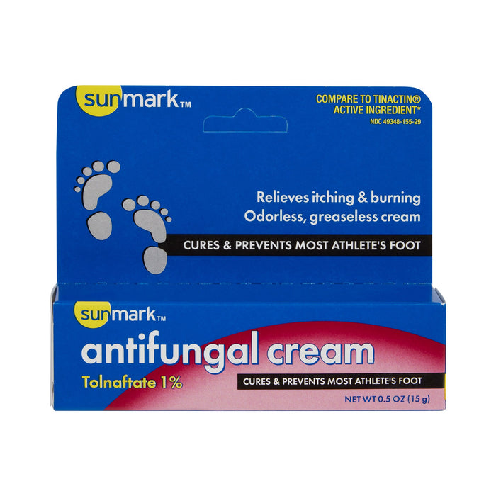 McKesson-49348015529 Antifungal sunmark 1% Strength Cream 0.5 oz. Tube