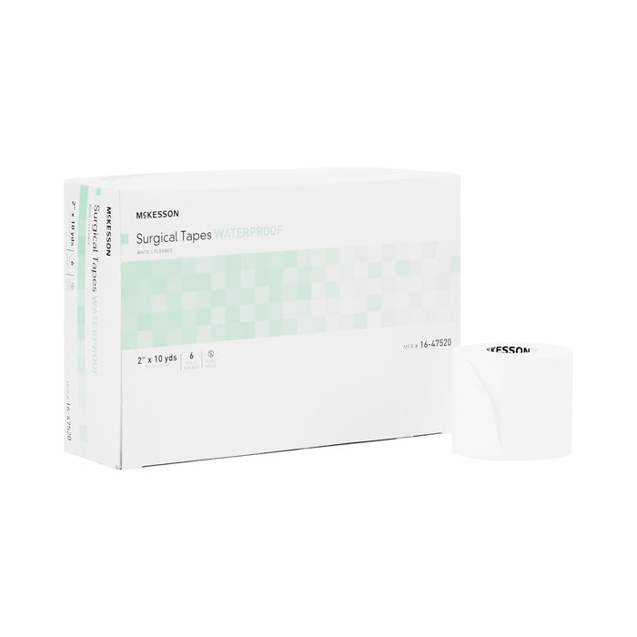 McKesson-16-47520 Medical Tape Waterproof Adhesive 2 Inch X 10 Yard White NonSterile
