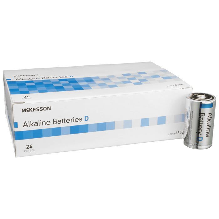 McKesson-4858 Alkaline Battery D Cell 1.5V Disposable 24 Pack