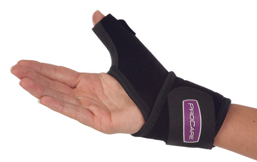 DJO-79-82700 Thumb Support Universal Thumb-O-Prene One Size Fits Most Hook and Loop Closure Left or Right Hand Black