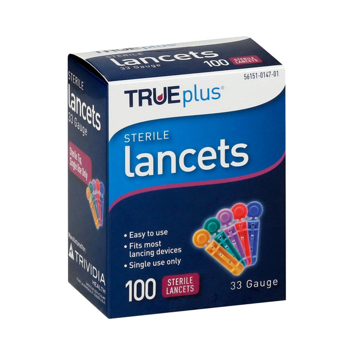 Nipro Diagnostics-743533 Lancet TRUEplus Incision Device Needle 33 Gauge Twist Top Activation