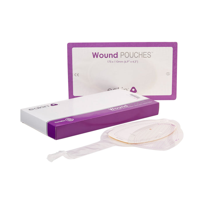 ConvaTec-839262 Fistula and Wound Drainage Pouch Eakin 4-3/10 X 6-9/10 Inch NonSterile Skin Barrier