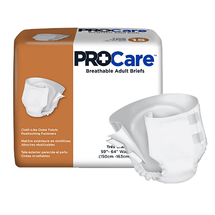 First Quality-CRB-014/1 Unisex Adult Incontinence Brief ProCare X