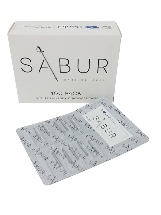 Sabur Carbide Burs FG Pear Box/100