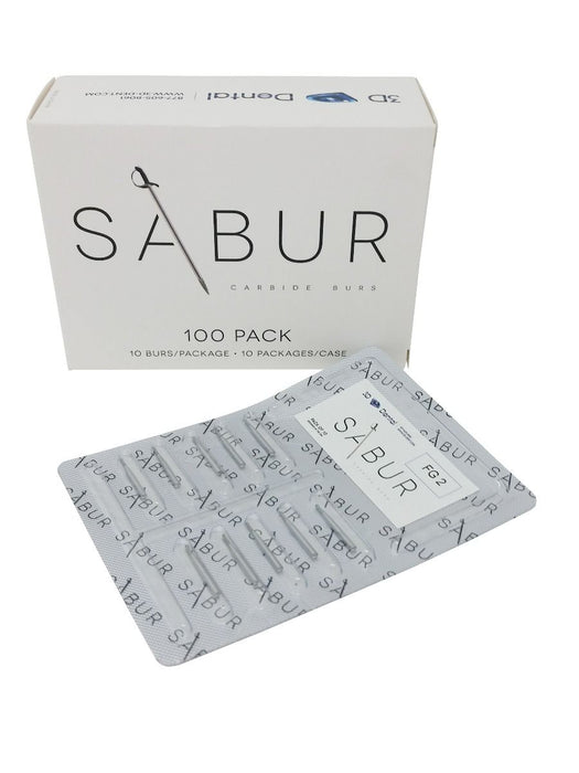 Sabur Carbide Burs FG Round Box/100