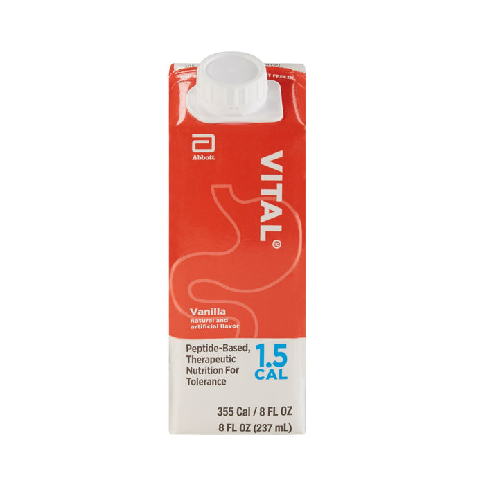Abbott Nutrition-64825 Oral Supplement / Tube Feeding Formula VITAL 1.5 Cal Vanilla Flavor Ready to Use 8 oz. Carton