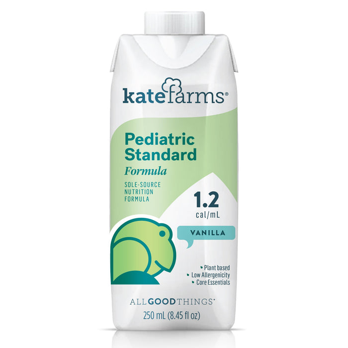 Kate Farms-851823006997 Pediatric Oral Supplement / Tube Feeding Formula Kate Farms Pediatric Standard 1.2 Vanilla Flavor 8.5 oz. Carton Ready to Use