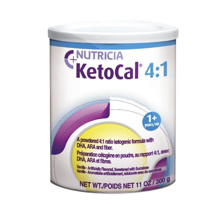Nutricia North America-101777 Ketogenic Oral Supplement / Tube Feeding Formula KetoCal 4:1 Vanilla Flavor 300 Gram Can Powder